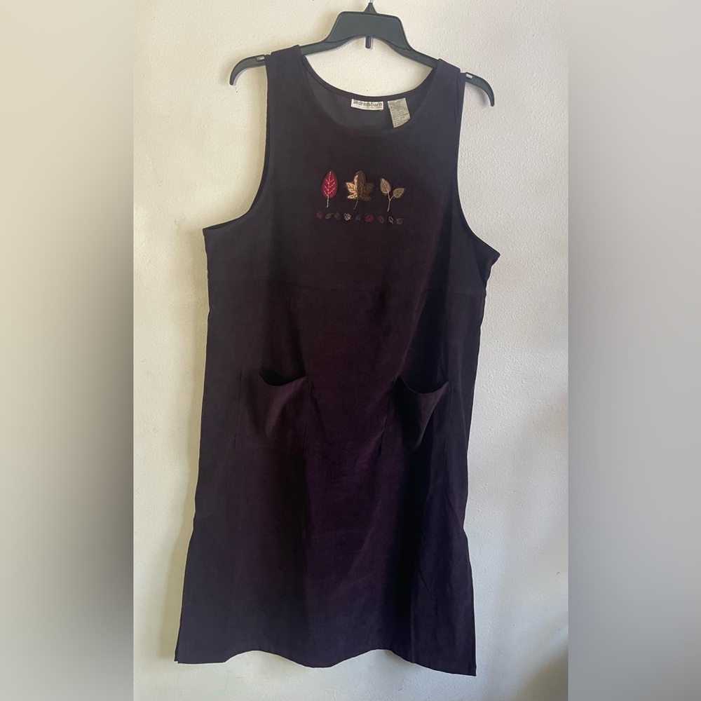 Dressbarn Black Boxy Tank Top